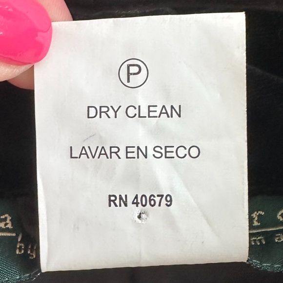 Harve Benard Black Velvet Embroidered Zip Front Jacket Size 8 - Picture 11 of 13